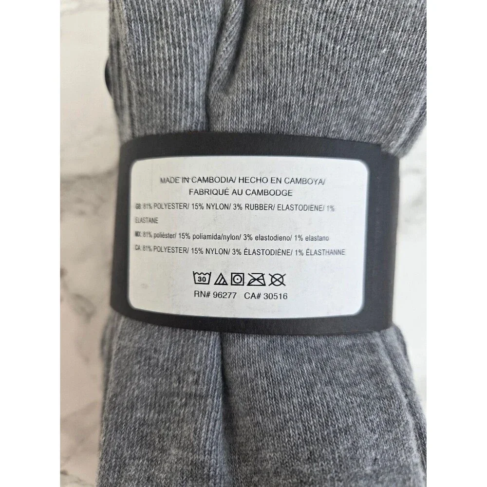 Vans socks 3 Pack Gray Crew Socks Men’s Size 6.5–9 NEW